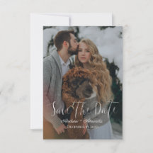 冬の結婚式を保存する