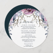 冬の結婚式フローラ メニュー (正面/裏面)