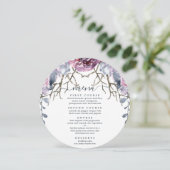 冬の結婚式フローラ メニュー (スタンド正面)