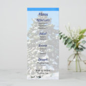 冬の結婚式メニューの常緑樹 メニュー (スタンド正面)