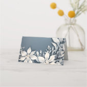 冬の結婚式座席表 プレイスカード (裏面)