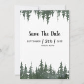 冬の結婚式招待状手作りカード 招待状 (裏面)