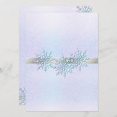 冬の結婚式招待状 招待状 (正面/裏面)