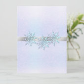 冬の結婚式招待状 招待状 (スタンド正面)