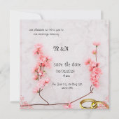 冬の結婚式招待状 招待状 (正面)