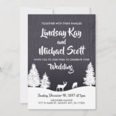 冬の結婚式招待状 招待状 (正面)