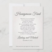 冬の結婚式招待状 招待状 (裏面)