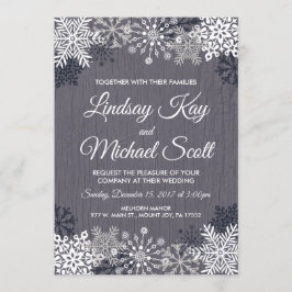 冬の結婚式招待状 招待状