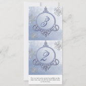 冬の結婚式 オーナメント 披露宴 テーブルナンバー (裏面)