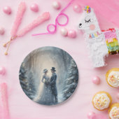 冬の結婚式 二次会 ペーパープレート (パーティー)