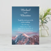 冬の結婚式 招待状 (スタンド正面)