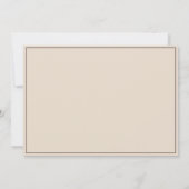 冬の結婚式 松ぼっくり 松葉 セーブザデート (裏面)