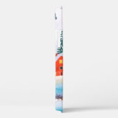 冬の絵を描手水色イラストレーション Case-Mate iPhoneケース (裏面 / 右)