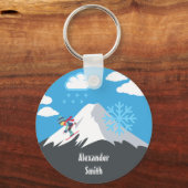 冬の絵文字 キーホルダー (正面)