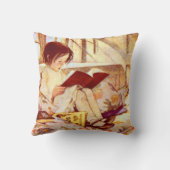 冬の絵本 クッション (裏面)