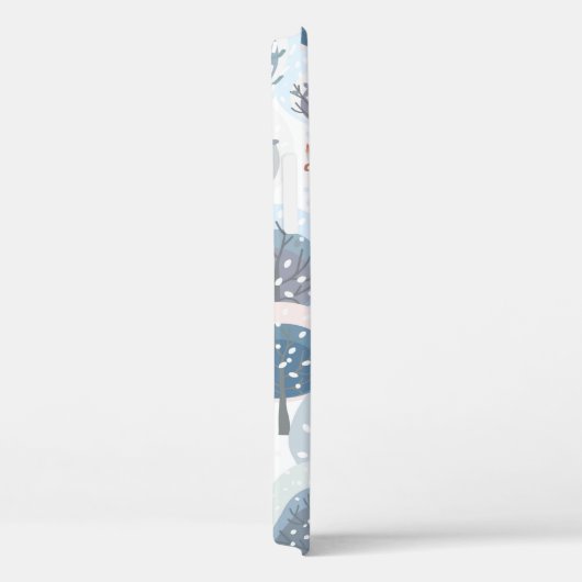 冬の継ぎ目のない模様(抽象芸術フラット) Case-Mate iPhoneケース (裏面 / 右)