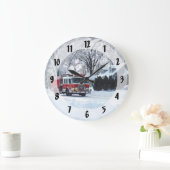 冬の緊急事態 ラージ壁時計 (ホーム)