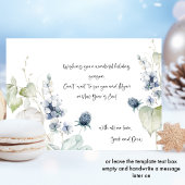 冬の緑と最もエレガント幸せモダンな休日 シーズンカード