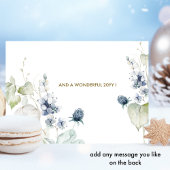 冬の緑と最もエレガント幸せモダンな休日 シーズンカード