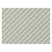 冬の緑と果実のクリ素朴スマス テーブルクロス (正面(横))