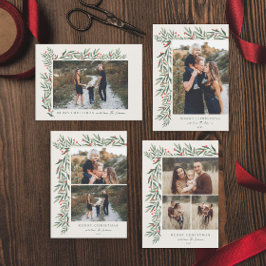 冬の緑のアイボリー写真クリスマス