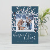 冬の緑のティール（緑がかった色）、新年応援の年を見直し シーズンカード (スタンド正面)