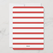 冬の緑のパターメリーン・クリスマス写真 シーズンカード (裏面)