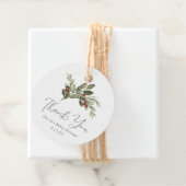 冬の緑の感謝タグ フェイバータグ (インサイチュ)