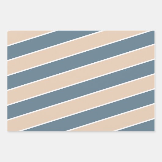 冬の緑の青とタンパタークリスマス ラッピングペーパーシート (正面2)