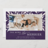 冬の緑より多くのメリーベビー誕生 シーズンカード (正面)