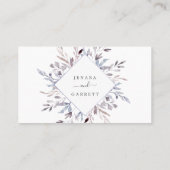 冬の緑結婚園 プレイスカード (裏面)