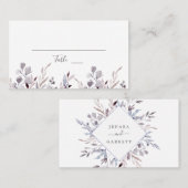 冬の緑結婚園 プレイスカード (正面/裏面)