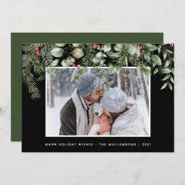 冬の緑 |パインとベリーのフォトホリデー