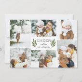 冬の緑 |ホリデーフォトカード シーズンカード (正面)