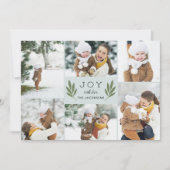 冬の緑 |ホリデーフォトカード シーズンカード (正面)