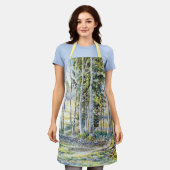 『冬の縁で…』 - エプロン (着用した状態)