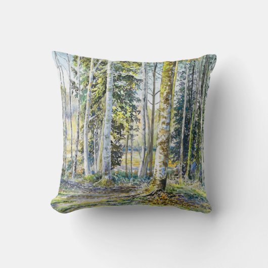 『冬の縁で…』 - クッション (正面)