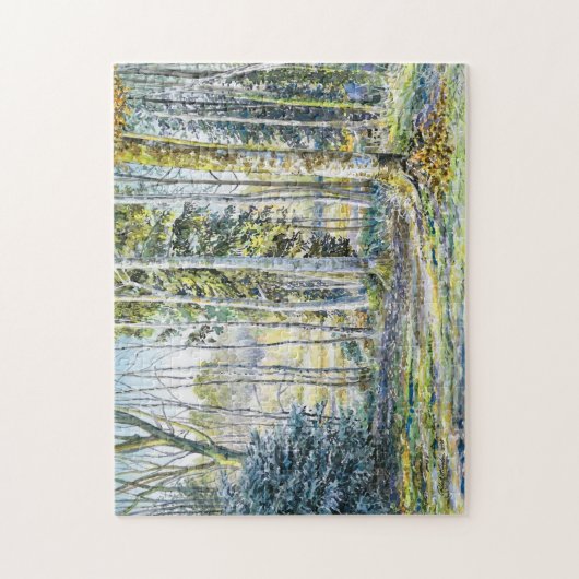 『冬の縁で…』 - ジグソーパズル (縦)