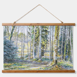 『冬の縁で…』 - 吊り下げ型タペストリー