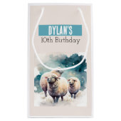 冬の羊 –  スモールペーパーバッグ (裏面)