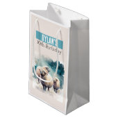 冬の羊 –  スモールペーパーバッグ (正面アングル)