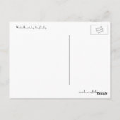 冬の美しいの郵便はがき ポストカード (裏面)