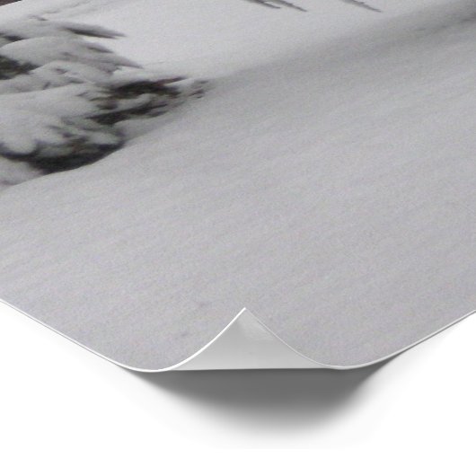 冬の美しいポスター ポスター (角)