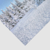 冬の美しい森の風景 薄葉紙 (詳細)