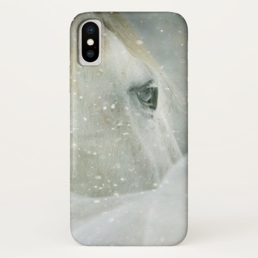 冬の美しい白馬の写真 Case-Mate iPhoneケース (裏面)