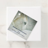 冬の美しい白馬フォトクリスマス フェイバータグ (インサイチュ)