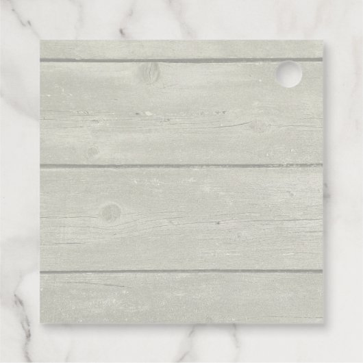 冬の美しい白馬フォトクリスマス フェイバータグ (裏面)