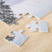 冬の美しい蒸気機関車 ジグソーパズル (側面)