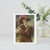 冬の美しい – エマイルバーノン ポストカード (スタンド正面)