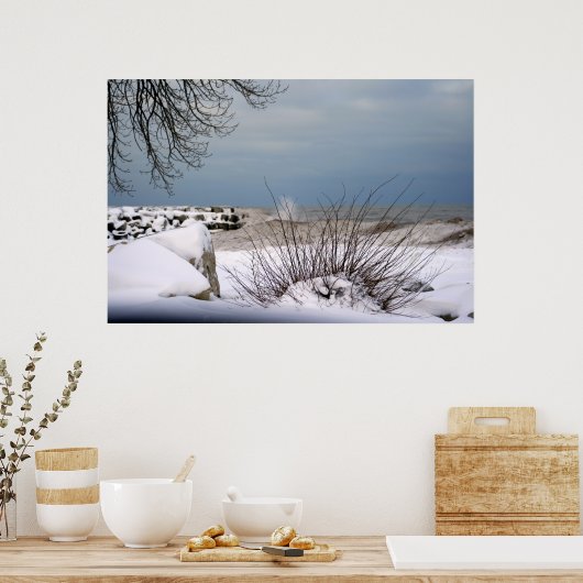 冬の美しい ポスター (キッチン)